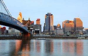 Cincinnati Skyline Buildings