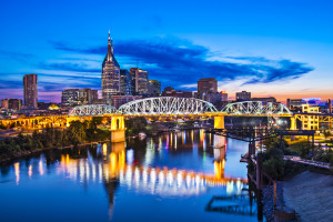 Nashville TN Skyline at Dusk