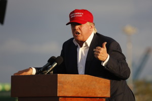 Donald Trump Speaking at Rally