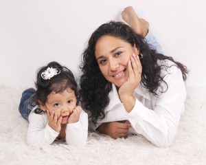 latino mothers and kid