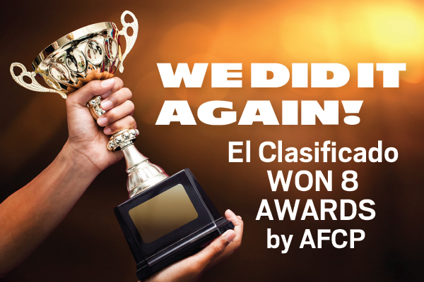 WE DID IT AGAIN! El Clasificado WON 8 AWARDS by AFCP