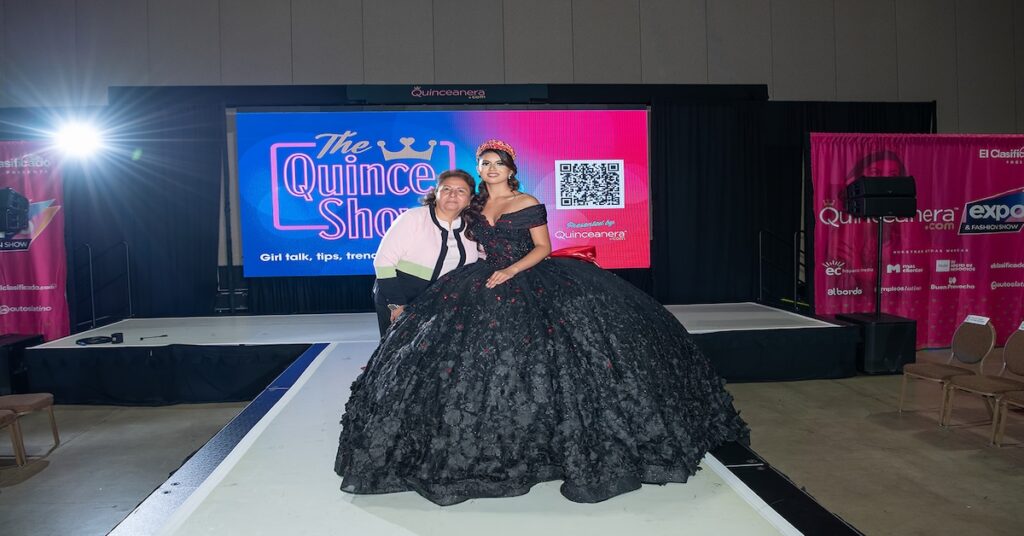stage of Quinceanera.com Expo and Fashion Show
